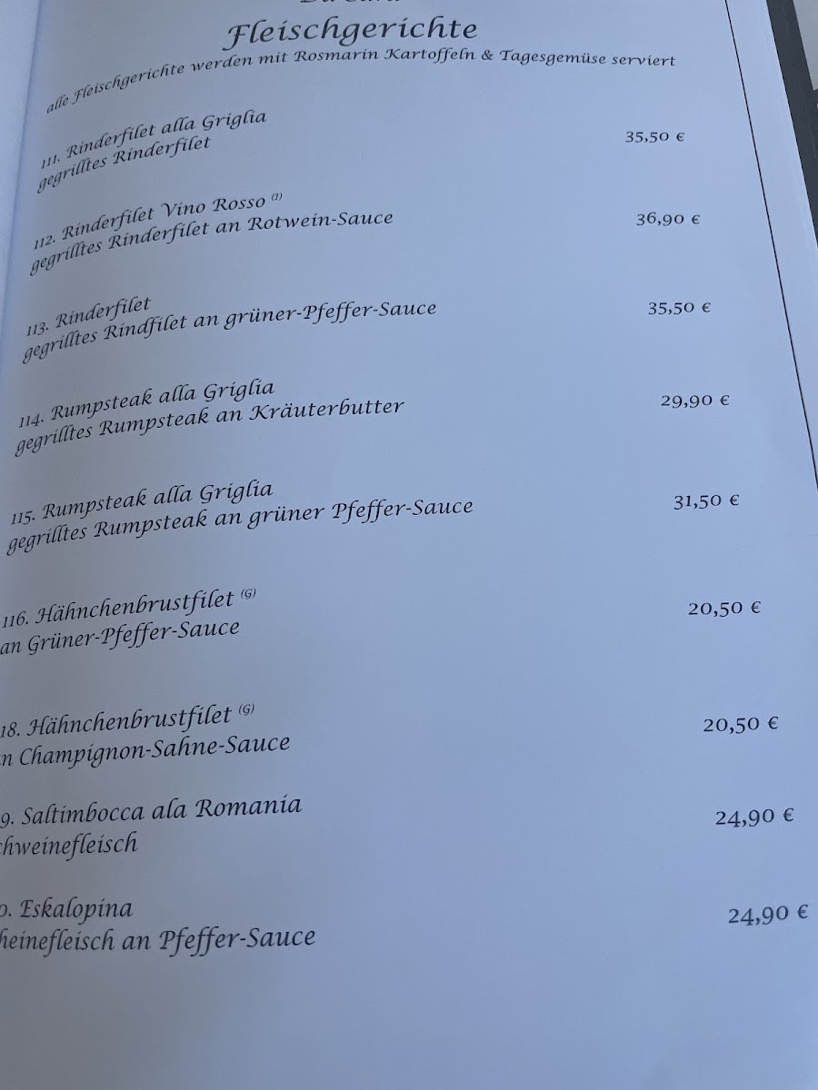 Ristorante Amalfi Menu - Image 4